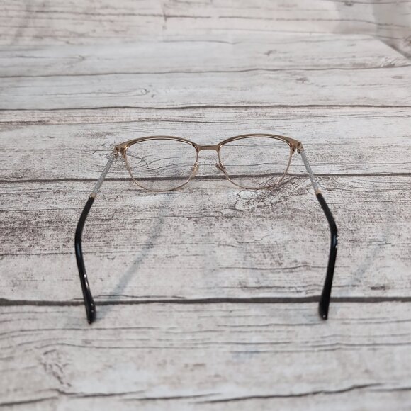 Jimmy Choo Black & Gold Eyeglasses – Women's Designer Frame Made in Italy - Picture 8 of 11